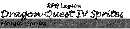 RPG Legion - Dragon Quest IV Monster Sprites