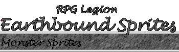RPG Legion - Earthbound Monster Sprites
