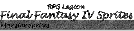 RPG Legion - Final Fantasy IV Monster Sprites